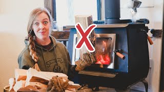 These WOODSTOVE MISTAKES Are Costing You Time amp Money [upl. by Sidnala]