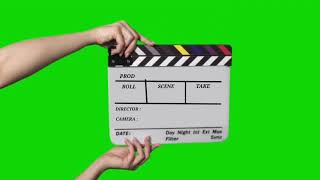 Green screen clapperboard [upl. by Atinnek]