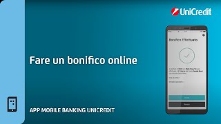 Fare un Bonifico Online con lApp Mobile Banking UniCredit [upl. by Sura]