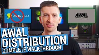 AWAL DISTRIBUTION  REVIEW amp WALKTHROUGH SWITCHED FROM DISTROKID [upl. by Agathy548]