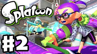 Splatoon  Gameplay Walkthrough Part 2  Splat Roller Nintendo Wii U [upl. by Einalem]