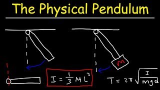 Physical Pendulum Problems  Moment of Inertia  Physics [upl. by Joon247]