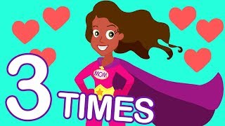 3 Times Table Song  LEARN MATH for Kids Multiplication Song X3 [upl. by Idnal]