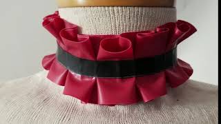 How to make latex pleats tutorial [upl. by Acinat]