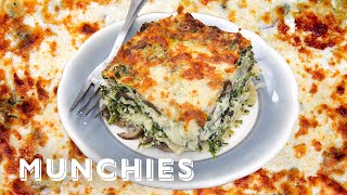 How To Make Spinach and Mushroom Lasagna [upl. by Delastre]