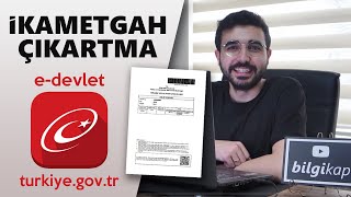 EDevlet İkametgah Çıkarma  İkametgah Belgesi Nasıl Alınır [upl. by Omora]