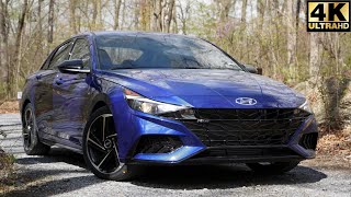 2021 Hyundai Elantra NLine Review  The NEW Honda Civic Si [upl. by Enilauqcaj]