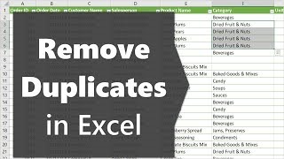 2 Ways to Remove Duplicates to Create List of Unique Values in Excel [upl. by Couq]