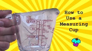 Using a Measuring Cup [upl. by Airdua]