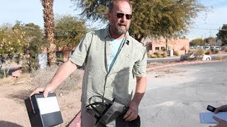 Brother picks up remains of Stephen Paddock from Las Vegas coroner [upl. by Ettezoj]