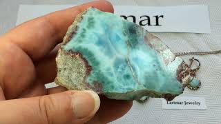 Crystal amp Mineral Education LARIMAR 🌊 [upl. by Mauri]