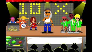 10 Times Table Song  Percy Parker  Just Add A Zero  with animation and lyrics [upl. by Lemmie]