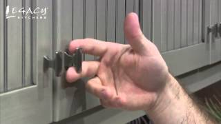 Cabinet Door Hinge Adjustment InAndOut [upl. by Idieh]