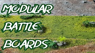 MODULAR BATTLE BOARDS  Wargaming terrain [upl. by Ijar]