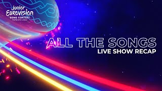 Official Recap  LIVE SHOW  Junior Eurovision Song Contest 2022 [upl. by Eiuqnom]