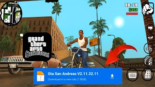 GTA SAN ANDREAS 21132 PARA ANDROID ATUALIZADO 2024 [upl. by Oika]