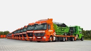 Lkw ReportageMit dem Tieflader durch Europa [upl. by Erdrich607]