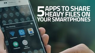 How To Share Large Files on Your Smartphone 5 Best Apps [upl. by Nerta]