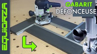 Gabarit de fraisage pour ma défonceuse festool OF 1010 🟢 [upl. by Tiana]