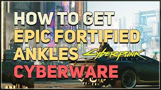 How to get Epic Fortified Ankles Cyberware Cyberpunk 2077 Hover Midair [upl. by Haswell]