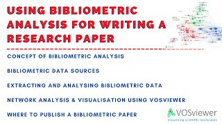 How to use Bibliometric Analysis for Writing a Research Paper [upl. by Strenta]