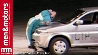 Pedestrian Safety  Crash Test [upl. by Noynek]