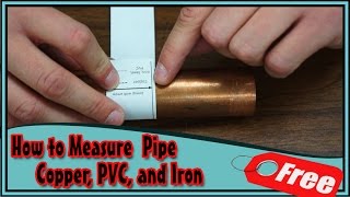 How to Measure Pipe Diameter Size Free Tool Download [upl. by Alamak818]