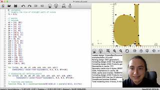 Bézier curve tutorial for OpenSCAD Part 1 [upl. by Nnitsuj]