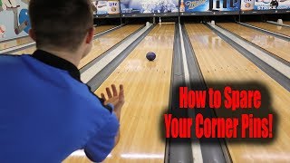 BOWLING  HOW TO SPARE YOUR CORNER PINS [upl. by Romilda]