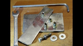 DIY Rivnut HOW to use riveter bolt WITHOUT riveter tools [upl. by Nodmac]