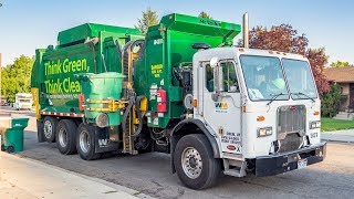 Peterbilt 320  McNeilus ZR Garbage Truck [upl. by Acinomaj702]