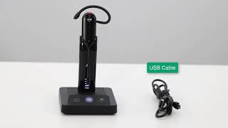 How to connect Yealink WH62ampWH63 to your PC or desk phone [upl. by Grados]