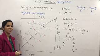 Pareto optimality and Edgeworth box diagram [upl. by Mercier]