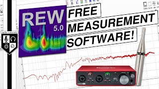 FREE Acoustical Measurement Software Room EQ Wizard REW [upl. by Kcinomod]