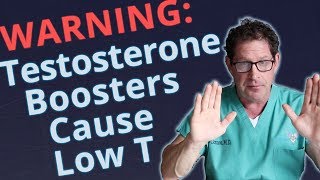 Testosterone Boosters Cause Low T Warning [upl. by Naic]