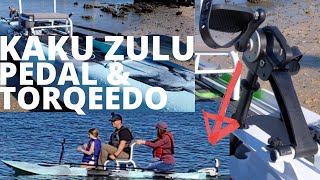 Kaku ZULU Review PEDAL KAYAK with TORQEEDO Best Pedal Drive Kayak [upl. by Ettellocin]