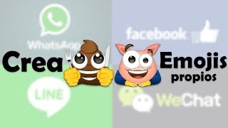 Crear Emoticonos GRATIS para WhatssApp Facebook y todas  Emojis PERSONALIZADOS Gratuitos 2021 [upl. by Stiegler]