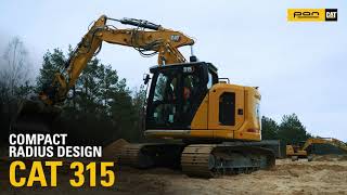 Cat 315 Next Gen kleine graafmachine [upl. by Laith]