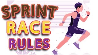 🏃‍♂️ Rules For Sprint Racing  Rules Of Short Middle and Long Distance Races  Sprint Race Rules [upl. by Duile]