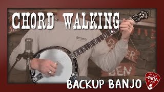 Basic Banjo Backup Chord Walking [upl. by Latrena]