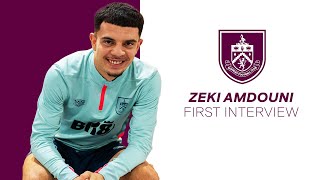 AMDOUNI SIGNS FOR BURNLEY  First Interview [upl. by Elocim173]