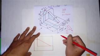 Lecture 5 Problem solution orthographic projection Engineering Graphics [upl. by Dickerson]