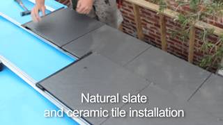 Natural Roof Slate amp Ceramic Tile Installation [upl. by Dustie]