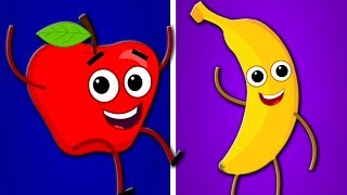 Apple And Bananas Song  Kindergarten Nursery Rhyme  Songs for Babies  Toddlers Videos by Kids Tv [upl. by Ammann]