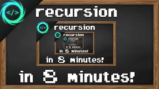 Learn Recursion in 8 minutes 😵 [upl. by Uzial]