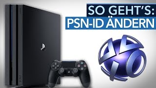 PlayStationNamen ändern  PSN ID Guide [upl. by Finnie]