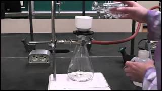 TRU Chemistry Labs How To Do Buchner Funnel Vacuum Filtration [upl. by Tamsky]