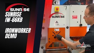 Sunrise IW66KB Ironworker Demo [upl. by Elisa]