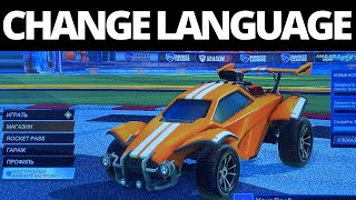 How To Change Rocket League Language On PS4 2021 [upl. by Stempson]