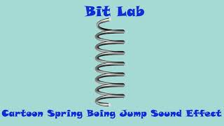 Cartoon Springs Boing Jump Sound Effects with variations [upl. by Neelac]